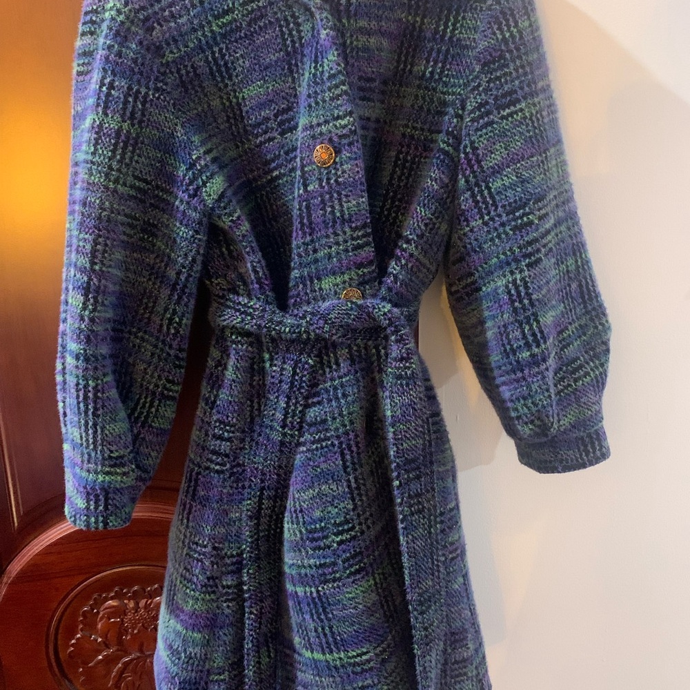 Wool-Blend Shell Coat with Insulated puffer lining